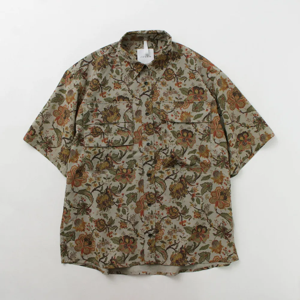 JUGEM Shirts^/ Printed Dry Cargo Shirt flower