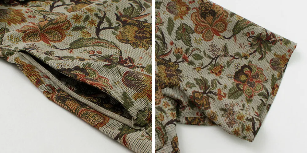 JUGEM Shirts^/ Printed Dry Cargo Shirt flower