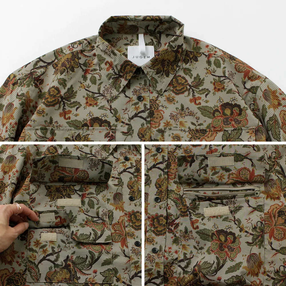 JUGEM Shirts^/ Printed Dry Cargo Shirt flower
