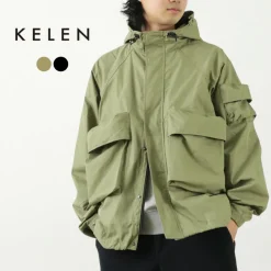 KELEN Jackets^/ Big Pocket Hooded Jacket