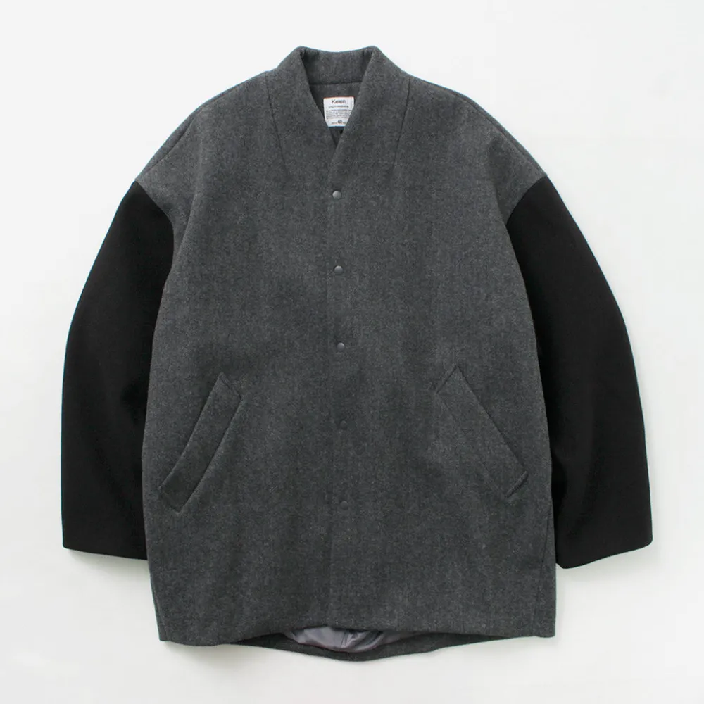 KELEN Jackets^/ Collarless Egg Jacket
