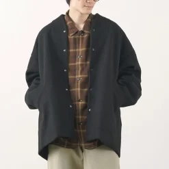 KELEN Jackets^/ Collarless Egg Jacket