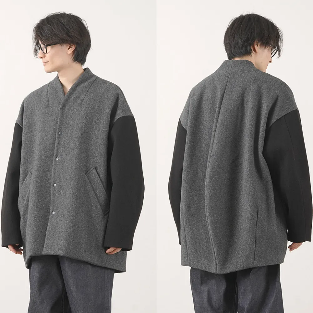 KELEN Jackets^/ Collarless Egg Jacket