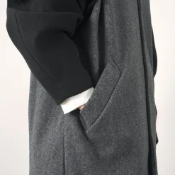 KELEN Jackets^/ Collarless Egg Jacket