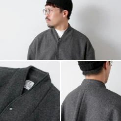 KELEN Jackets^/ Collarless Egg Jacket