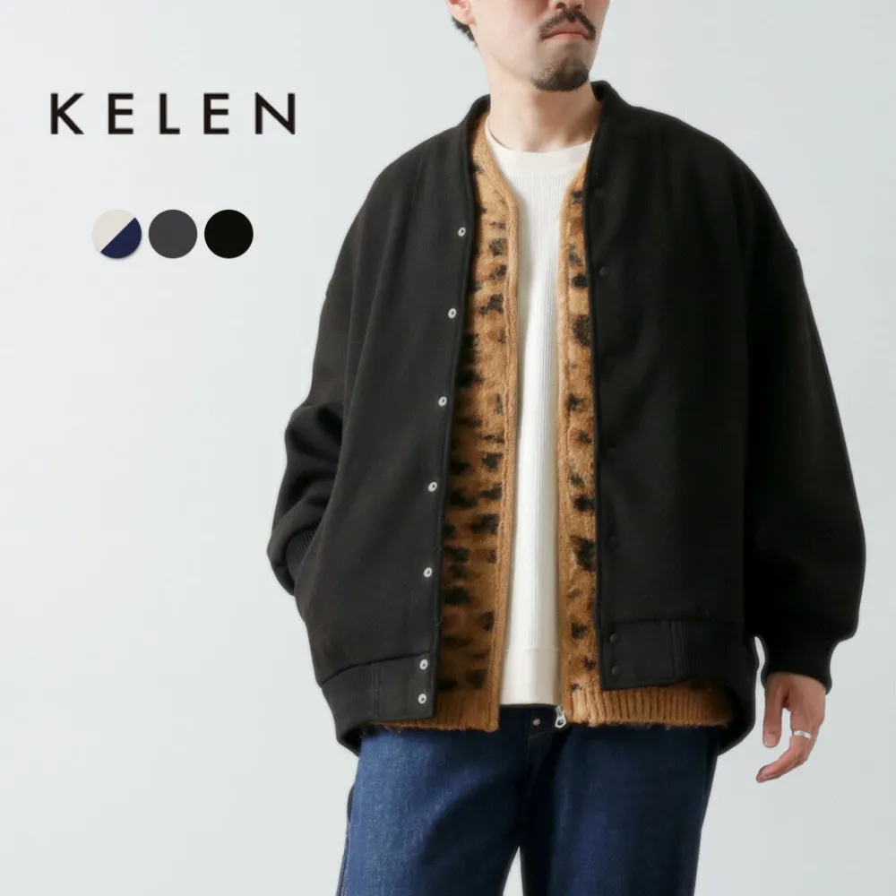 KELEN Jackets^/ Collarless Egg Jacket