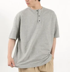 KEPANI T-Shirts^/ Canoco Henry Neck T-shirt