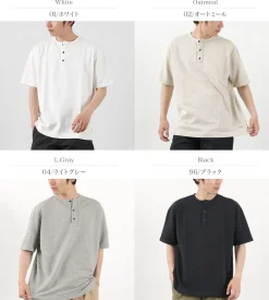 KEPANI T-Shirts^/ Canoco Henry Neck T-shirt