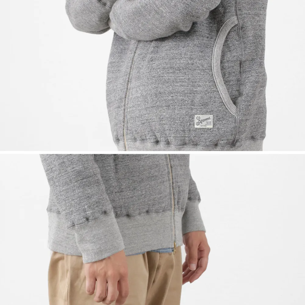 KEPANI Cardigans^/ Crew Neck Full Zip Sweat Jacket