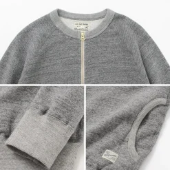 KEPANI Cardigans^/ Crew Neck Full Zip Sweat Jacket
