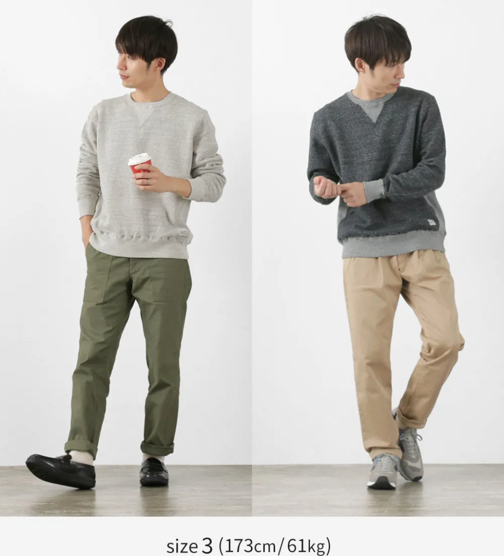 KEPANI Sweatshirts^/ Crew Neck Set-In Sleeve Sweatshirt