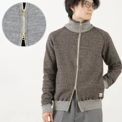 KEPANI Sweatshirts^/ Great Smoky Raffybrushed-lining stand neck sweatshirt jacket