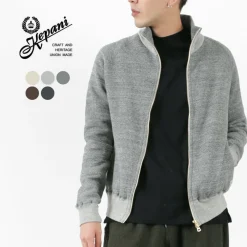 KEPANI Sweatshirts^/ Great Smoky Raffybrushed-lining stand neck sweatshirt jacket
