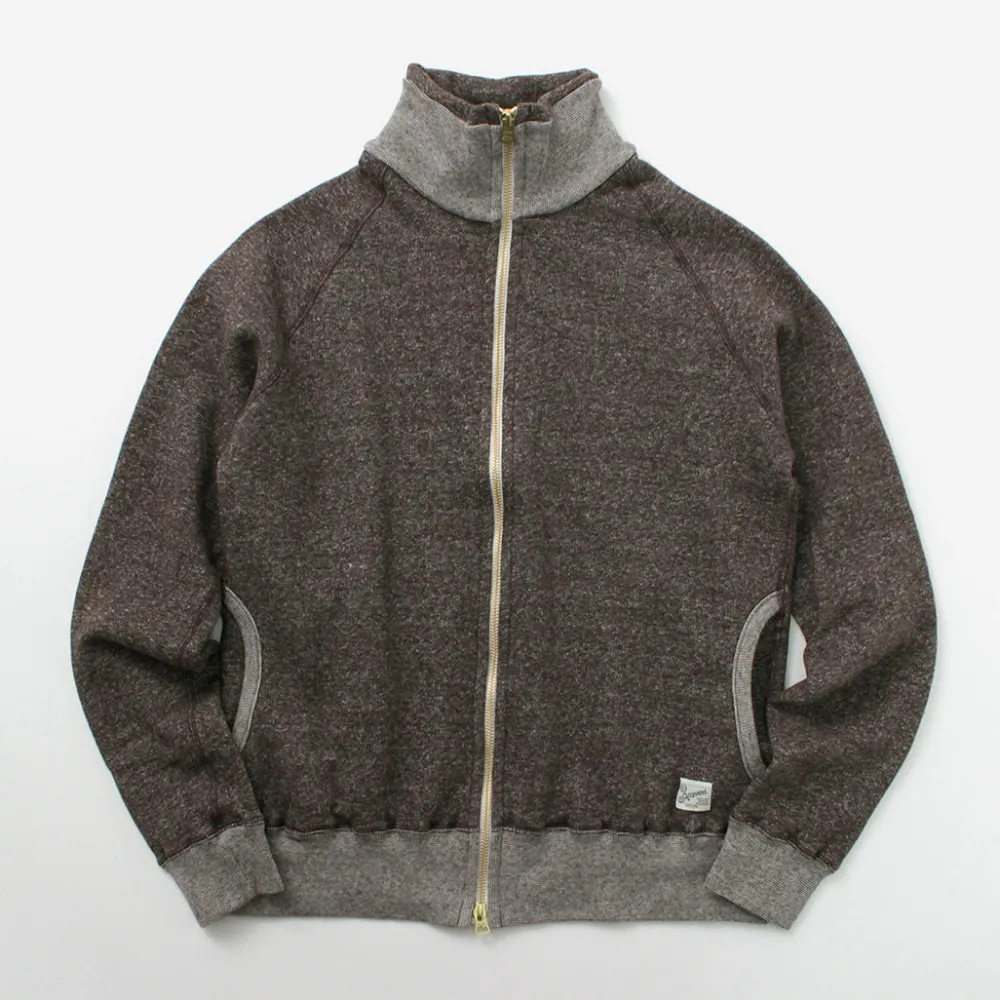 KEPANI Sweatshirts^/ Great Smoky Raffybrushed-lining stand neck sweatshirt jacket