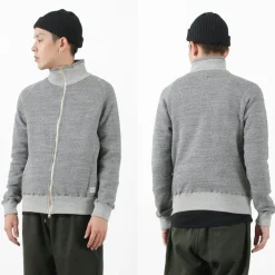 KEPANI Sweatshirts^/ Great Smoky Raffybrushed-lining stand neck sweatshirt jacket