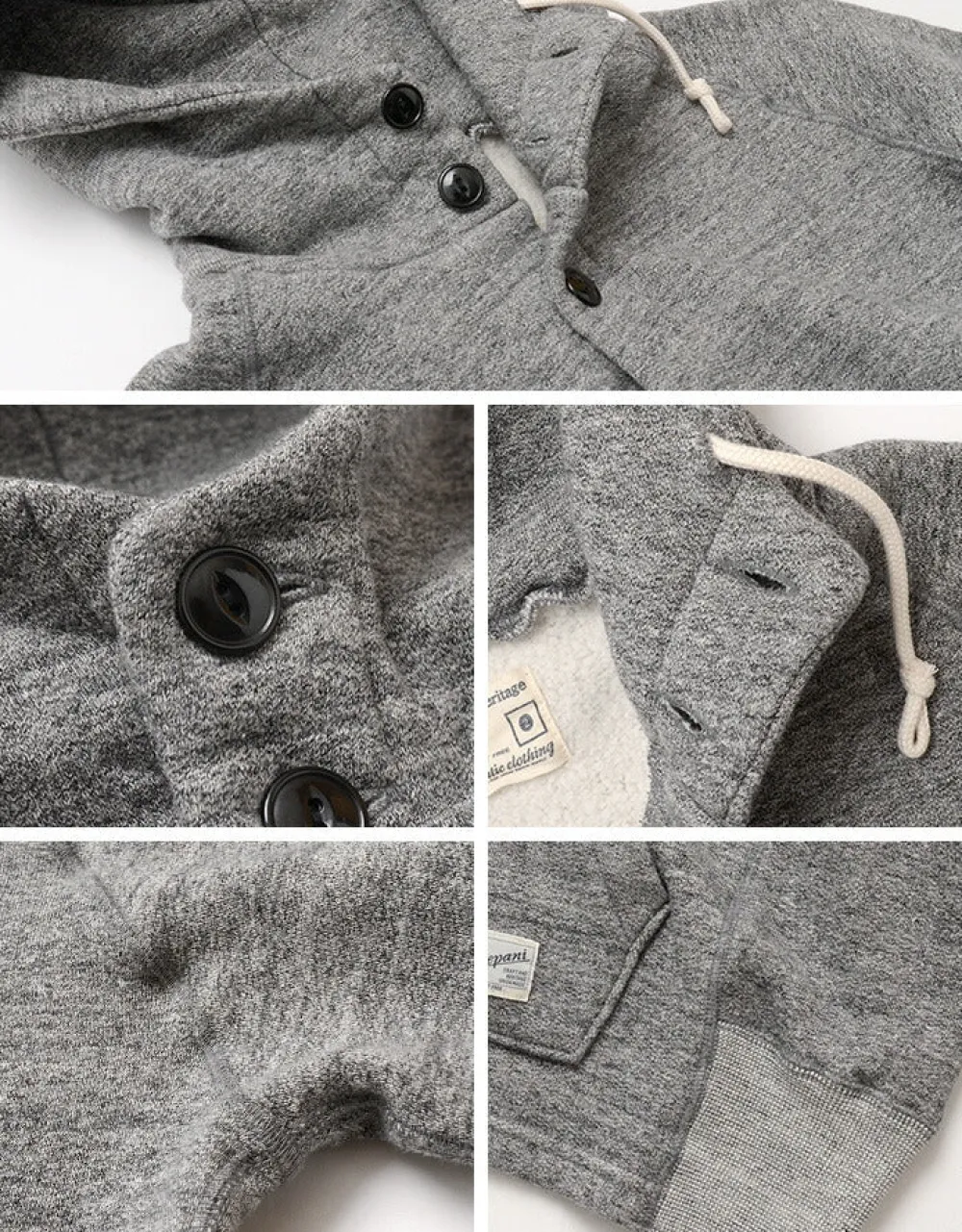 KEPANI Sweatshirts^/ Honolulu / Hooded Sweatshirt Cardigan
