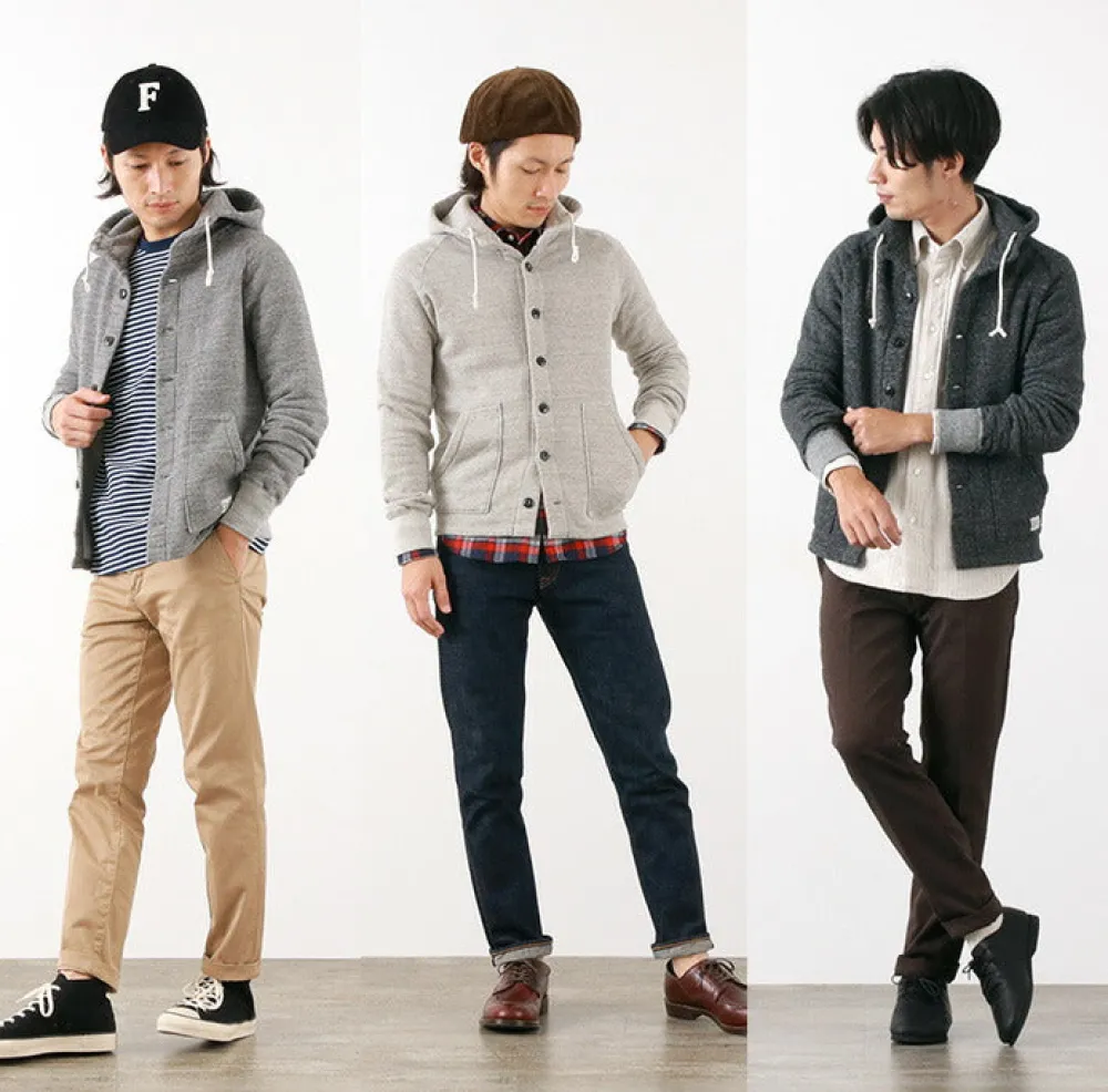 KEPANI Sweatshirts^/ Honolulu / Hooded Sweatshirt Cardigan