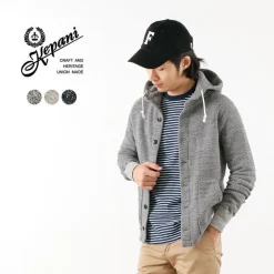 KEPANI Sweatshirts^/ Honolulu / Hooded Sweatshirt Cardigan