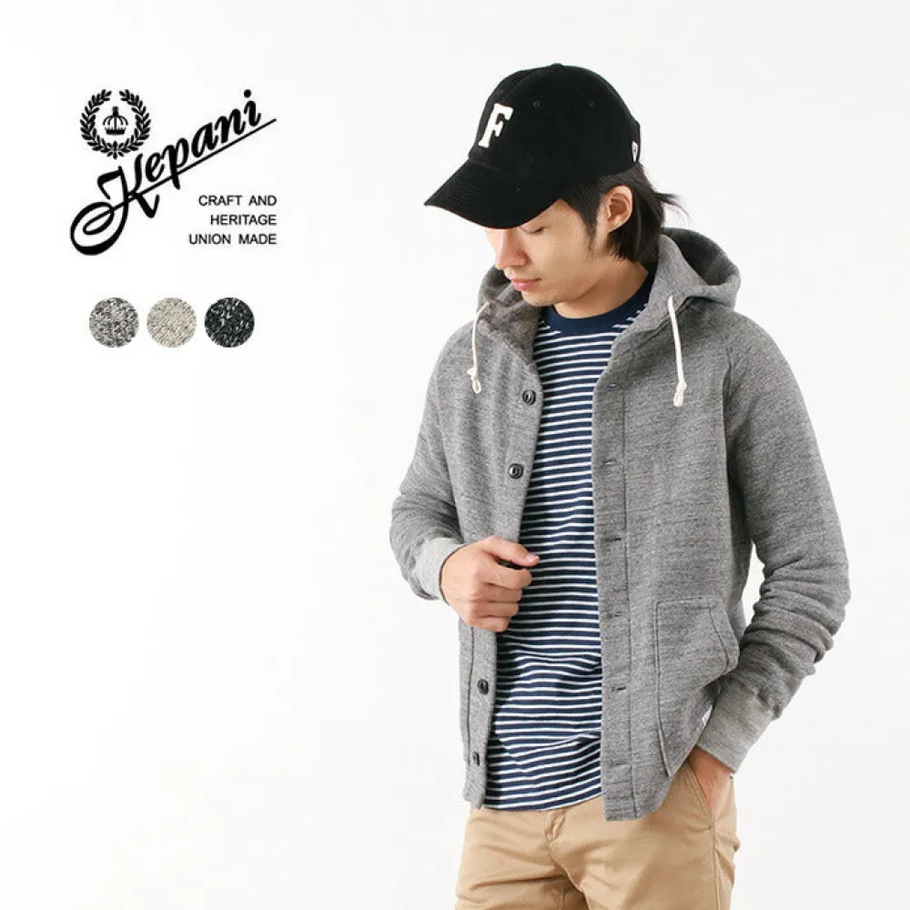KEPANI Sweatshirts^/ Honolulu / Hooded Sweatshirt Cardigan