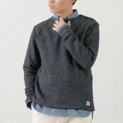 KEPANI Sweatshirts^/ Raffy brushed lining Boat Neck Sweatshirt Basque Shirt
