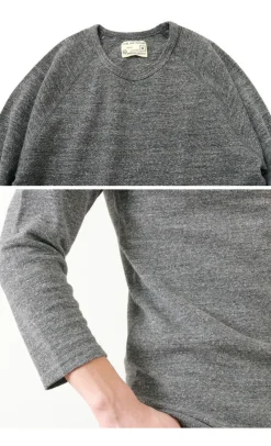 KEPANI T-Shirts^/ Raffy Spun Milled 7/10 Sleeve T-Shirt