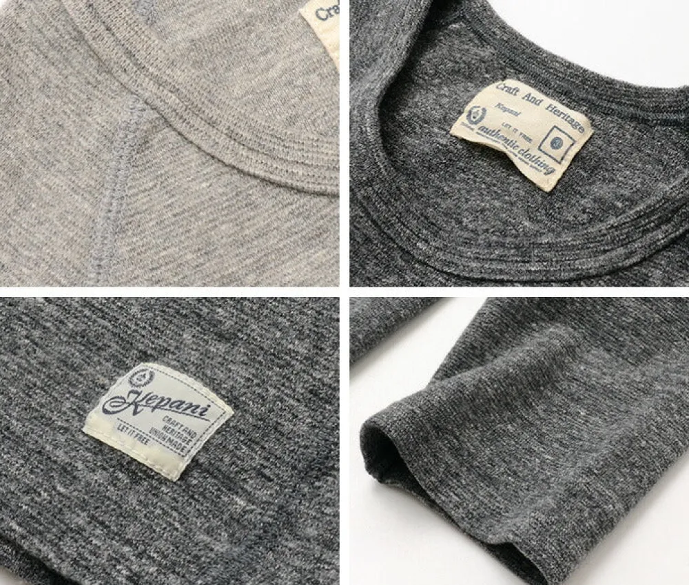 KEPANI T-Shirts^/ Raffy Spun Milled 7/10 Sleeve T-Shirt