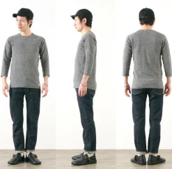 KEPANI T-Shirts^/ Raffy Spun Milled 7/10 Sleeve T-Shirt