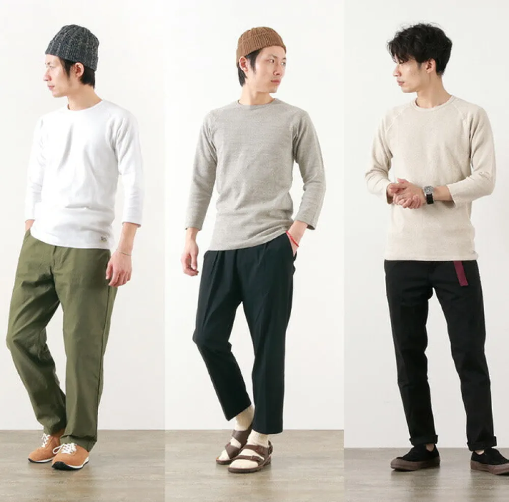KEPANI T-Shirts^/ Raffy Spun Milled 7/10 Sleeve T-Shirt