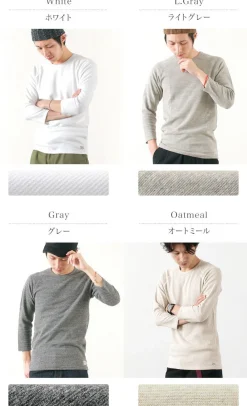 KEPANI T-Shirts^/ Raffy Spun Milled 7/10 Sleeve T-Shirt