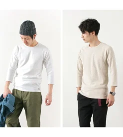 KEPANI T-Shirts^/ Raffy Spun Milled 7/10 Sleeve T-Shirt