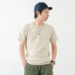KEPANI T-Shirts^/ Raffy Spun Milled Henry Neck T-Shirt