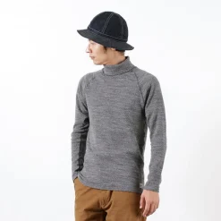 KEPANI T-Shirts^/ Raffy Stretch Fleece Turtleneck Long Sleeve Tee