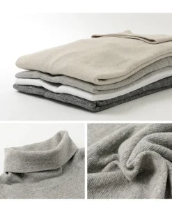 KEPANI T-Shirts^/ Raffy Stretch Fleece Turtleneck Long Sleeve Tee