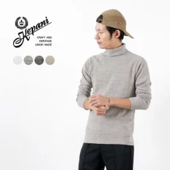 KEPANI T-Shirts^/ Raffy Stretch Fleece Turtleneck Long Sleeve Tee