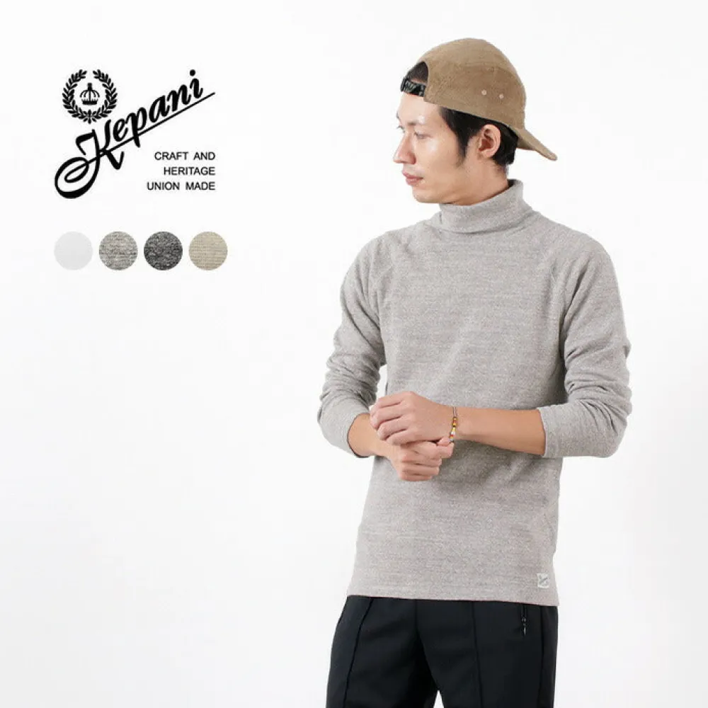 KEPANI T-Shirts^/ Raffy Stretch Fleece Turtleneck Long Sleeve Tee