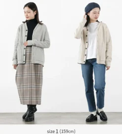 KEPANI Cardigans^/ Sunset 2 Raffy brushed-lining sweatshirt cardigan