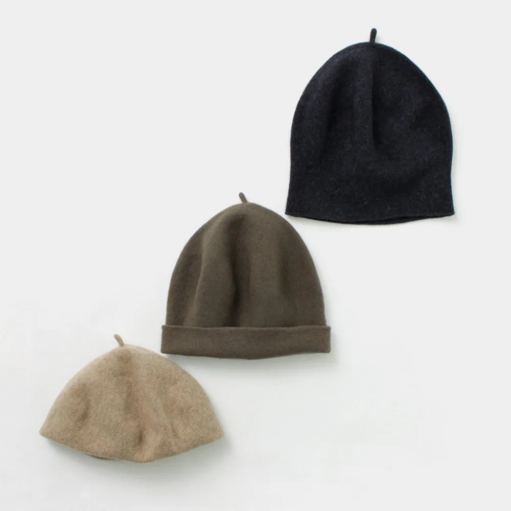 KOPKA Hats^/ Pure Merino Roll Up Beret