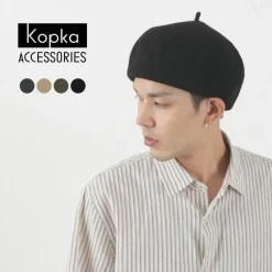 KOPKA Hats^/ Pure Merino Roll Up Beret