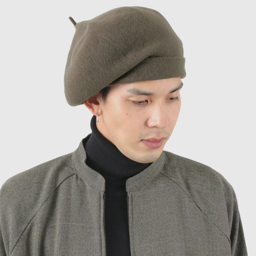 KOPKA Hats^/ Pure Merino Roll Up Beret