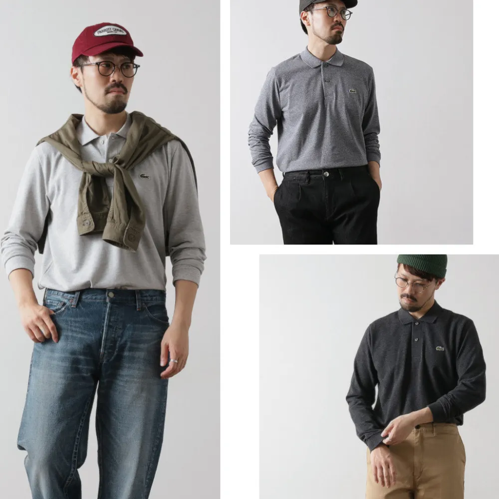 LACOSTE T-Shirts^/ Long Sleeve Polo Shirt