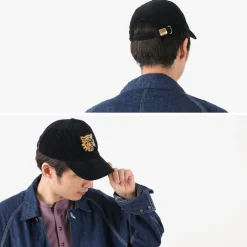 LET’S 功夫 Hats^/ Corduroy kung fu cap