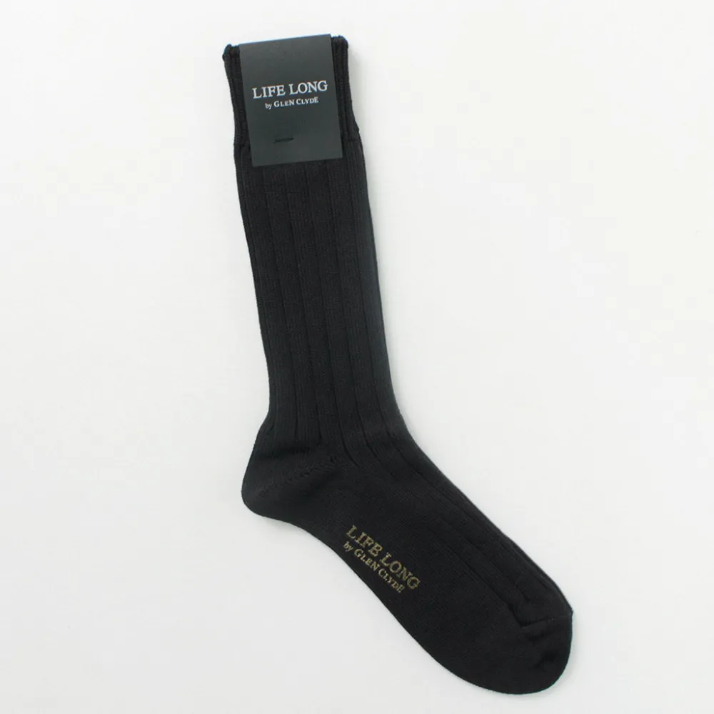 LIFE LONG BY GLEN CLYDE Socks^/ TS-1 Cotton and Cordura ribbed socks
