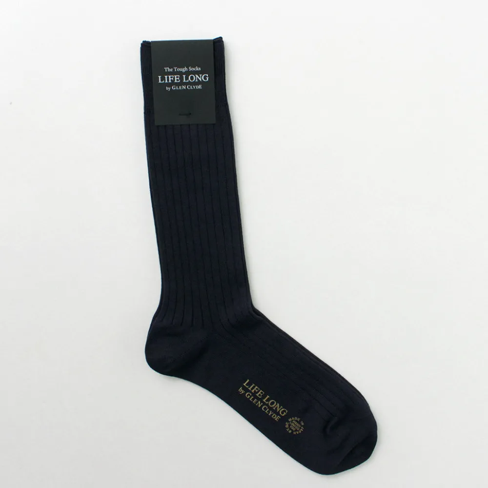 LIFE LONG BY GLEN CLYDE Socks^/ TS-5 Cotton and Cordura Rib Socks