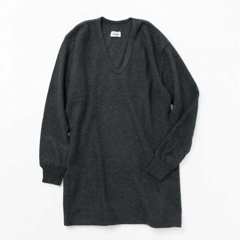 LOCALINA MERIYASU T-Shirts^/ U-Neck Cashmere Blend Long Sleeve Inner
