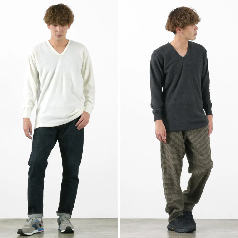 LOCALINA MERIYASU T-Shirts^/ U-Neck Cashmere Blend Long Sleeve Inner