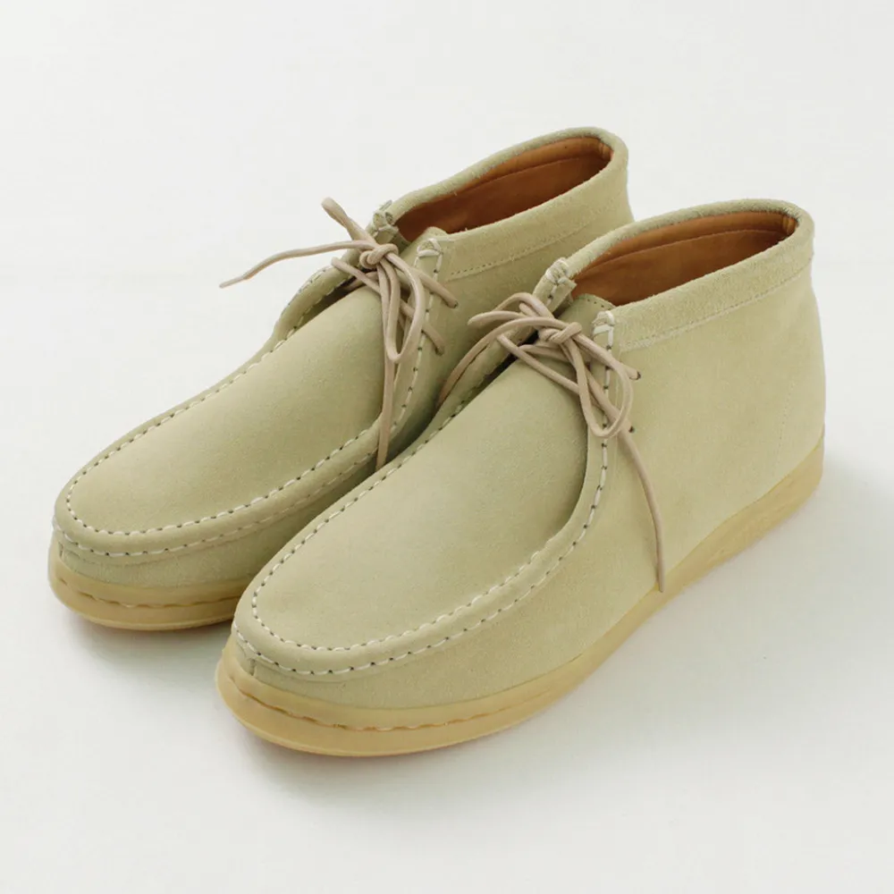 MANEBU Leather Shoes & Boots^/ Boomid Suede Chukka Shoes