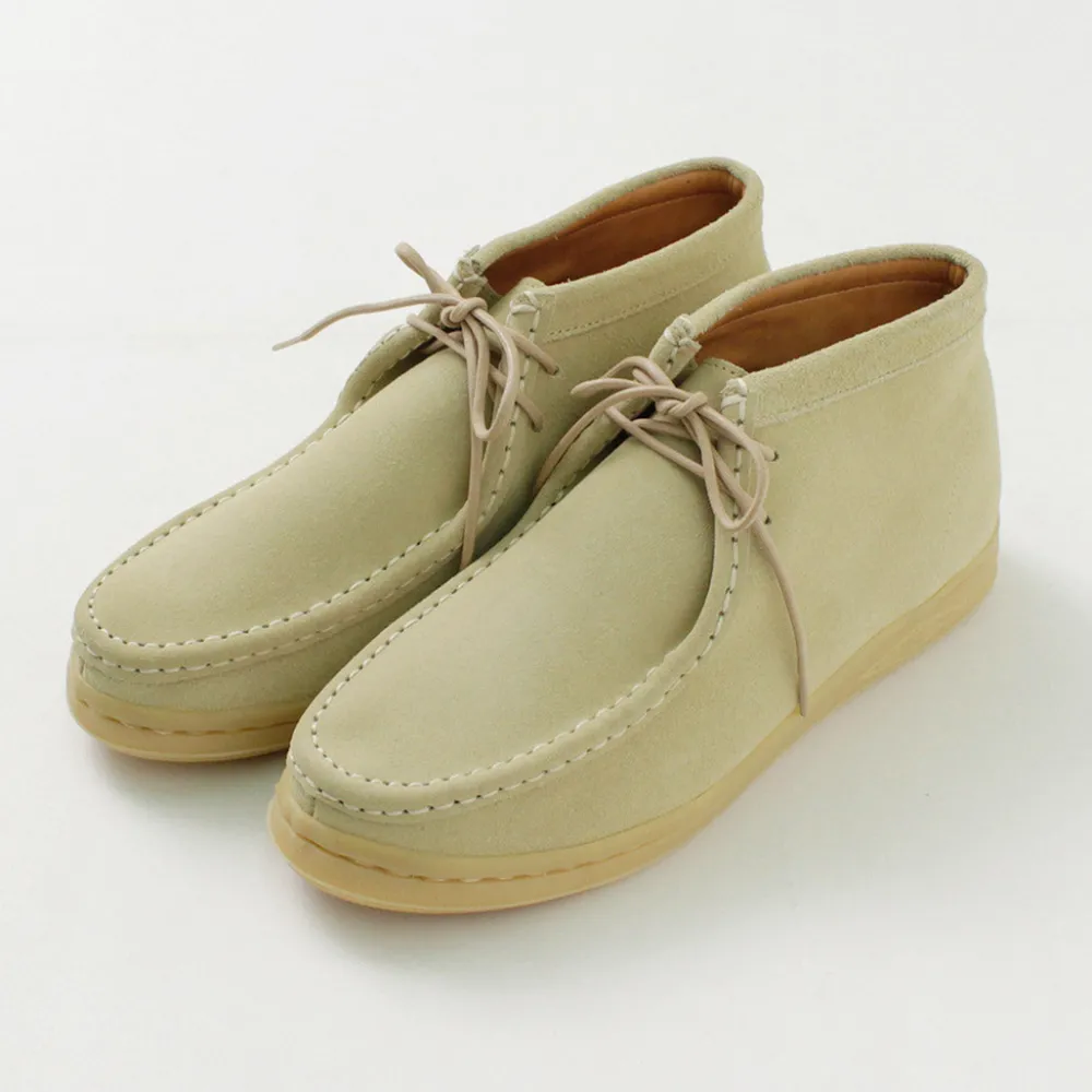 MANEBU Leather Shoes & Boots^/ Boomid Suede Chukka Shoes