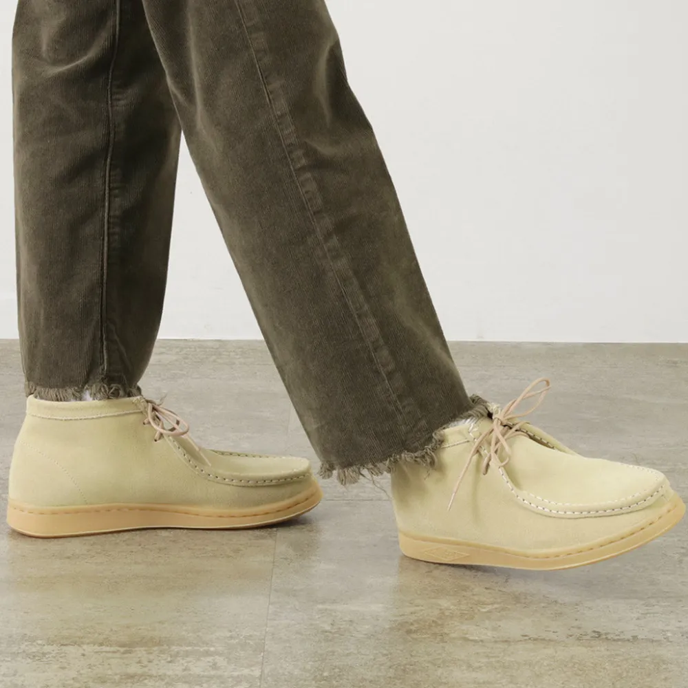 MANEBU Leather Shoes & Boots^/ Boomid Suede Chukka Shoes