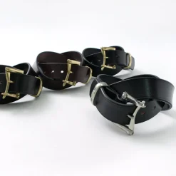 MARTIN FAIZEY Belts^/ 1.5 inch (38mm) Quick Release Belt Leather Belt