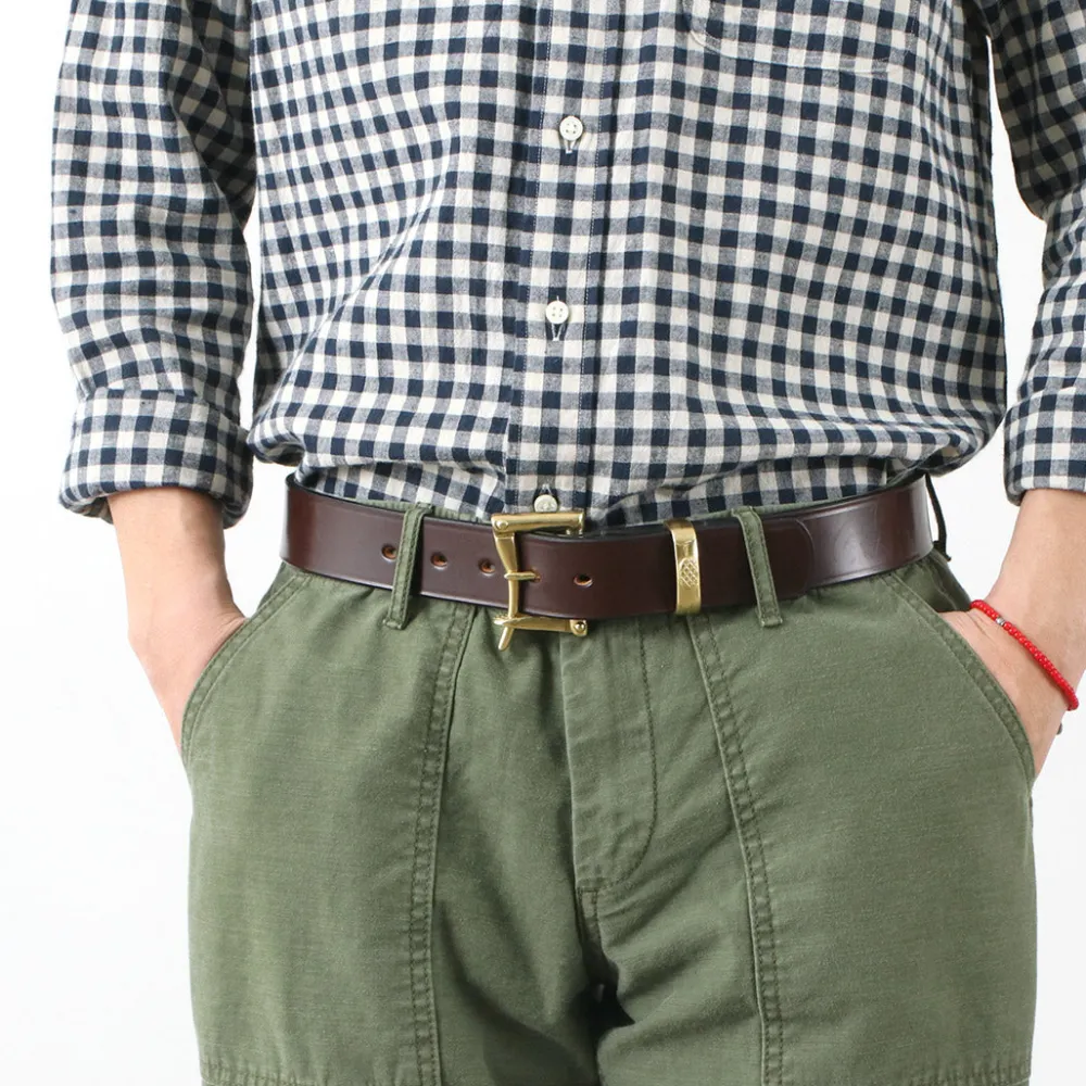 MARTIN FAIZEY Belts^/ 1.5 inch (38mm) Quick Release Belt Leather Belt